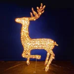 Running LED Reindeer Outdoor Christmas Decoration