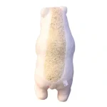 White Standing Bear With Gold Sparkles Christmas Decoration