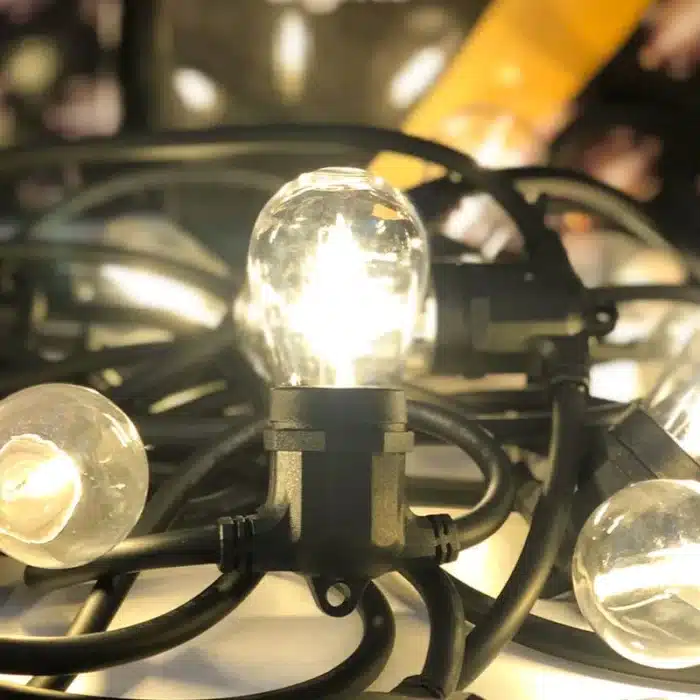 15 LED Connectable Festoon Lights with Replaceable Bulbs