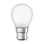 4W B22 Frosted Golf LED Bulb 2700K Dimmable