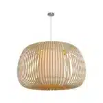 Stone Colour Fabric Shade Pendant Light 60CM