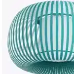 Pendant Light With Green Fabric Shade 60CM