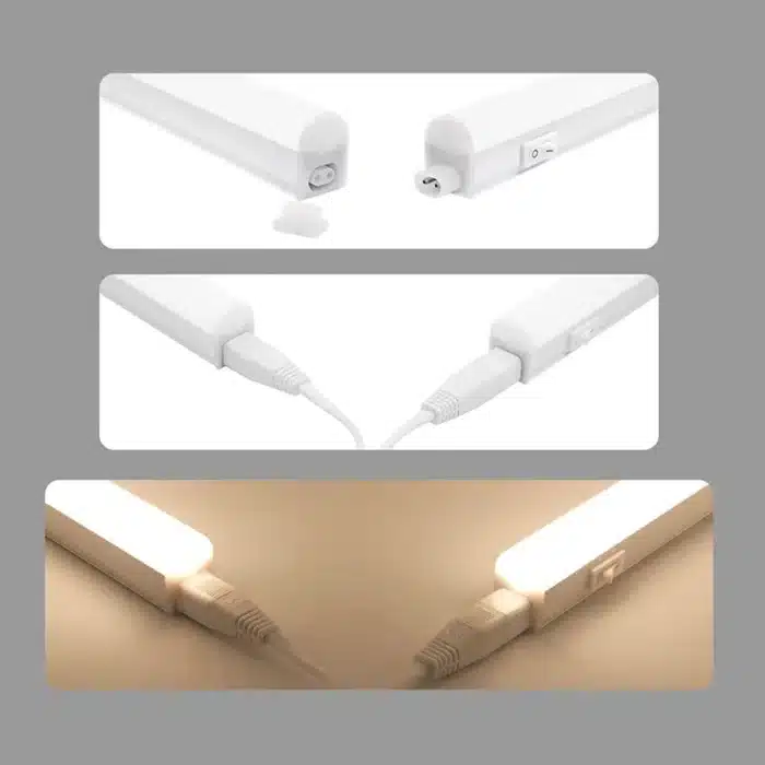 Linkable cable for T5 under cabinet lights instructions