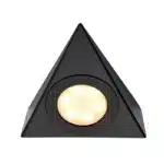 Matt black triangular LED under cabinet light product image