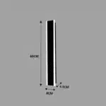 Outdoor 12W acrylic black wall light IP65 rated dimensions