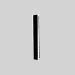 Outdoor 12W acrylic black wall light IP65 rated gallery image
