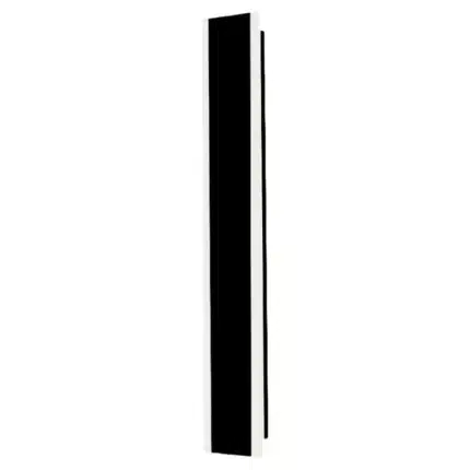 Outdoor 24W acrylic black wall light IP65 rated plain background