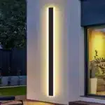 Outdoor 24W acrylic black wall light IP65 rated outside house product image