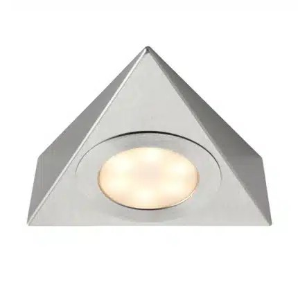 Satin nickel triangular LED under cabinet light product image