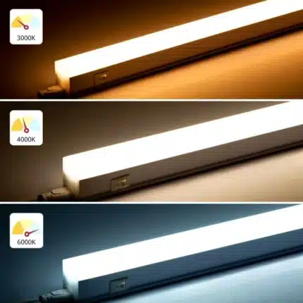 T5 LED CCT 4W under cabinet light colour temperatures