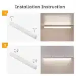 T5 LED CCT 4W under cabinet light installation instructions